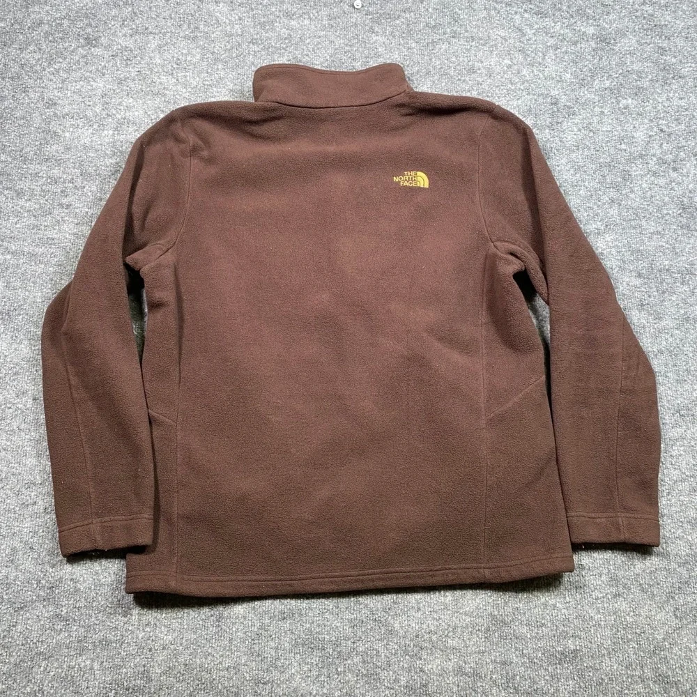 The North Face Mens Brown Full Zip Fleece Jacket CUG1‎ FA16 XL